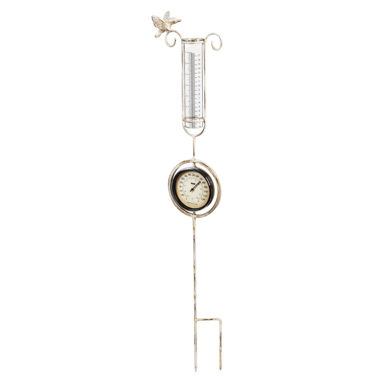 Thermomètre 36 po et piquet de pluie
