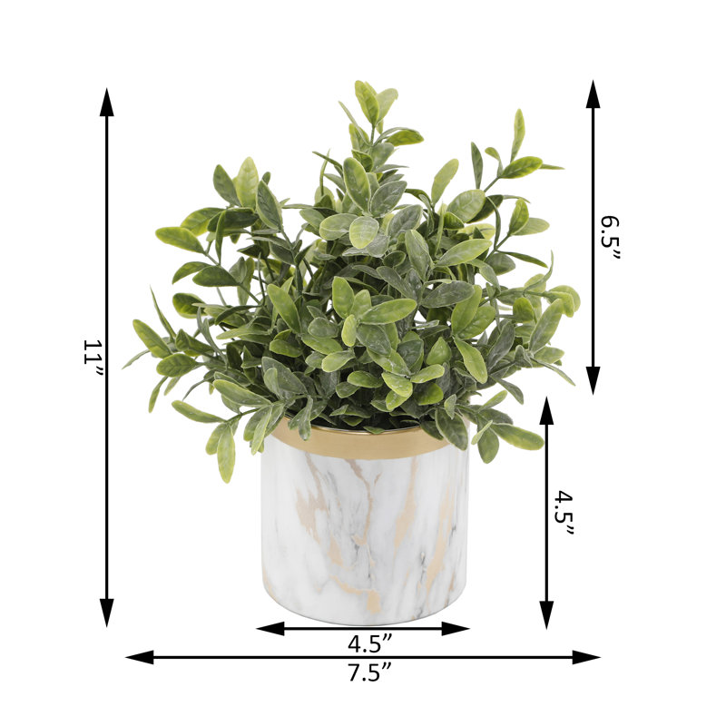 Eucalyptus artificiel 6,5 po en pot