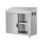 Armoire murale en acier inoxydable avec portes à charnières-109592102