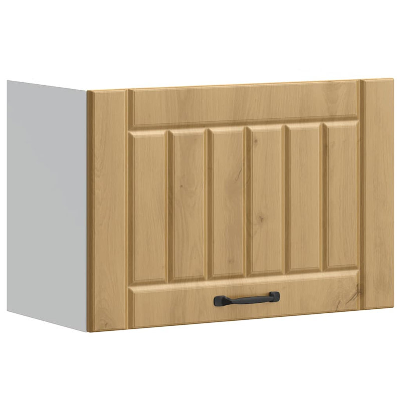 Kitchen Wall Cabinet Lucca High Gloss Engineered Wood, Artisan Oak