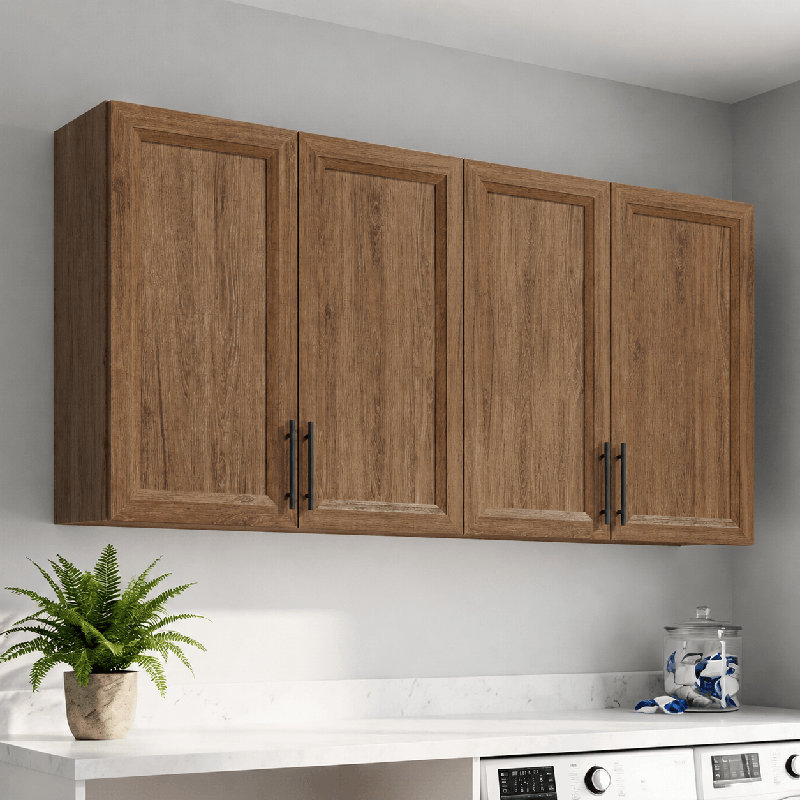 Ensemble de 2 armoires murales 29,5 po, H 31,5 po x l 59 po x P 12 po, Chêne