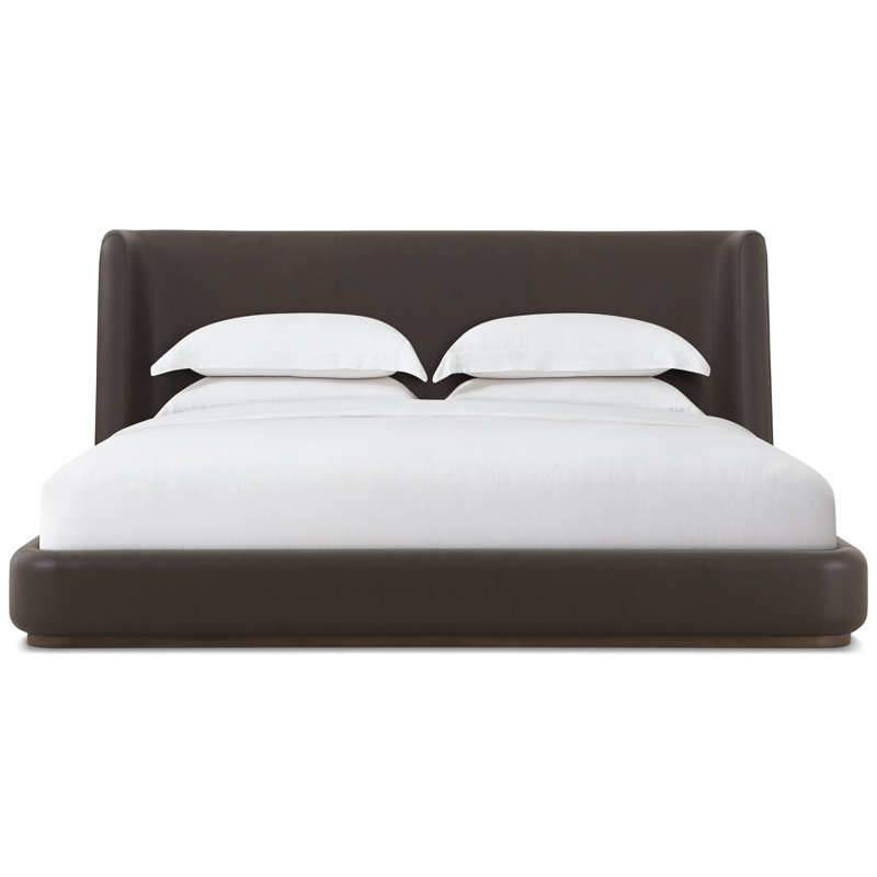 Lisbon Upholstered Wingback Bed, King