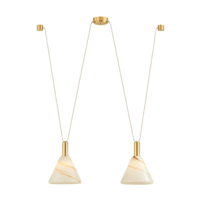 Eileen 10" 2-Light Linear Chandelier