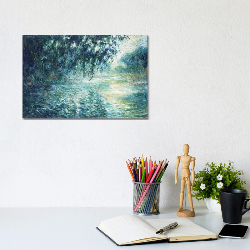 Claude Monet - Print on Canvas, No Frame, 20.32 cm H x 30.48 cm W