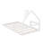 Wood Floor Bed With House-Shaped Headboard-453419971-453419970