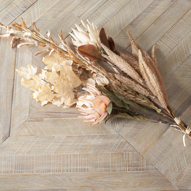 Dried Flower Bunch, Pink, Natural Apricot