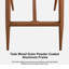 Tabouret de comptoir rembourré en aluminium thermolaqué avec dossier 28,35 po Rhyce-476831717