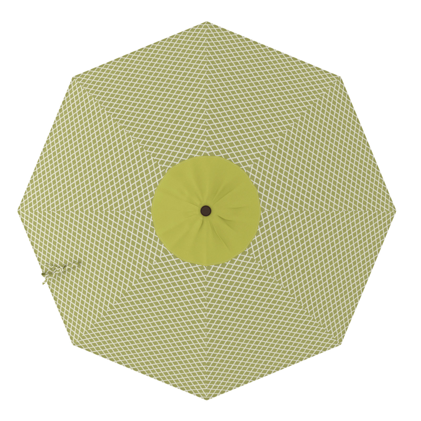Santana 9' Umbrella, Lavalier Palm Outdura®, Gray