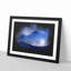 Purple & Blue Mountain Tops Paint Splash - Picture Frame Graphic Art-56866941-56866942