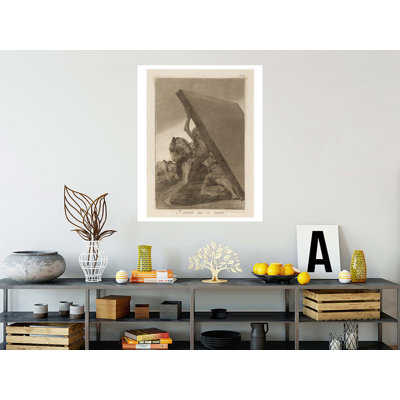 Y aun no se van! (Et ils n'y vont toujours pas!) Par Francisco de Goya - Impression Giclée