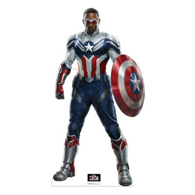 Falcon Captain America en carton debout