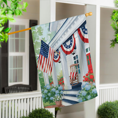 Drapeau de maison patriotique