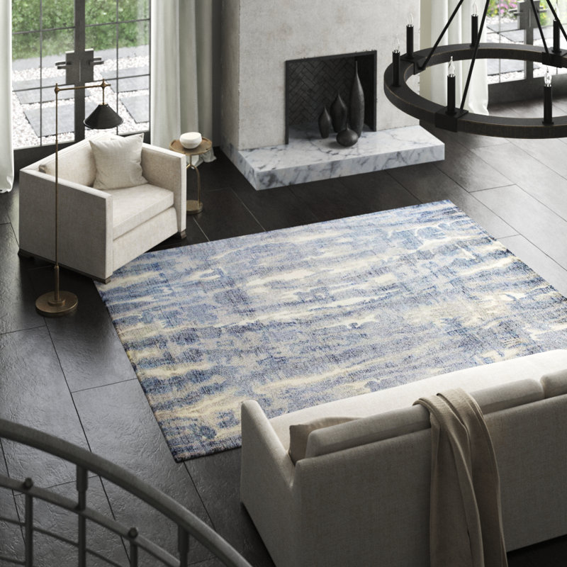 Cut And Loop Tiedye One-of-a-Kind 8' X 10'1" Area Rug