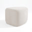 Repose-pieds triangulaire Caras rembourré sable clair sans assemblage (ensemble de 2)-109286826