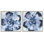 Ensemble de 2 giclées encadrées Blue Glass Blossoms, design par June Erica Vess