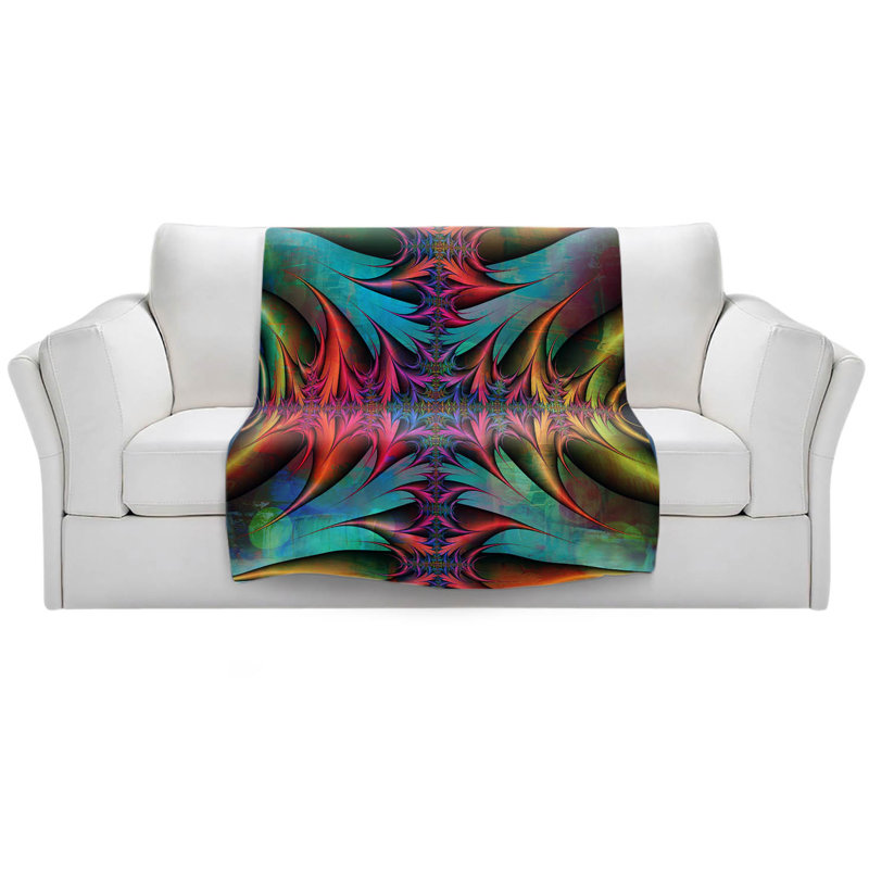 Hand Woven Throw Blanket, 68" x 80"