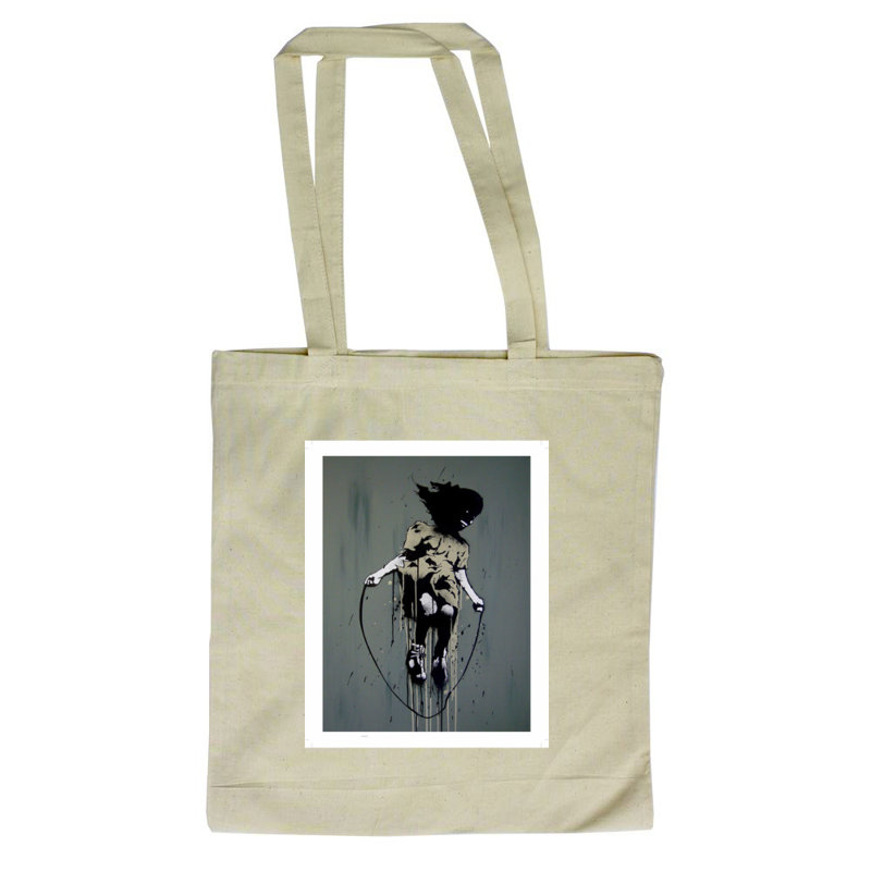 Skipping Tote Bag