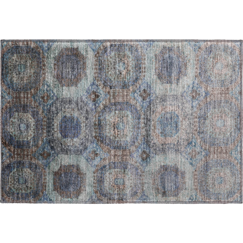 Premium Machine Washable Mayfield AMF1944 Panels Rug, Rectangle 1'8" x 2'6"