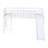 Twin Low Loft Bed with Slide, Ladder and Guardrails, Solid Rubber Wood Kids Loft Bed with Safety Features-114776232