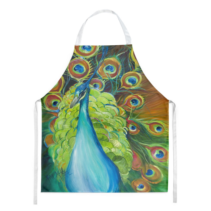 Tablier peacock bling