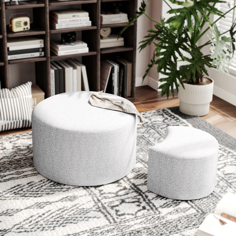 Upholstered Nesting Coffee Tables