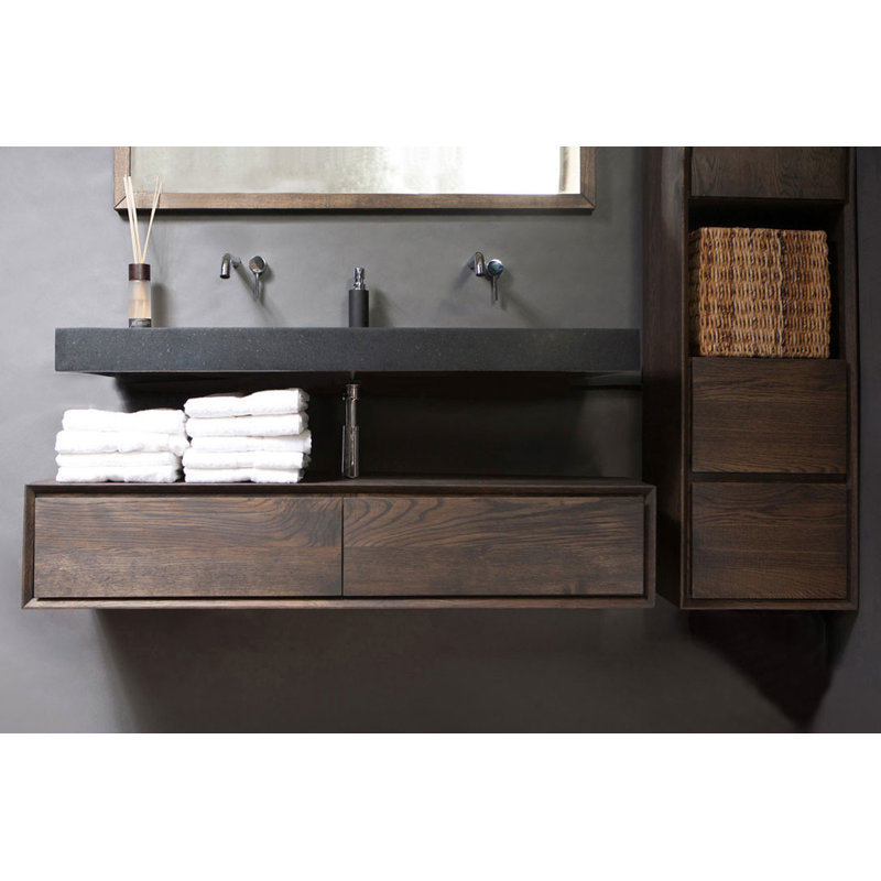 Pacursa 60Cm Single Bathroom Vanity Top in Honed with Sink