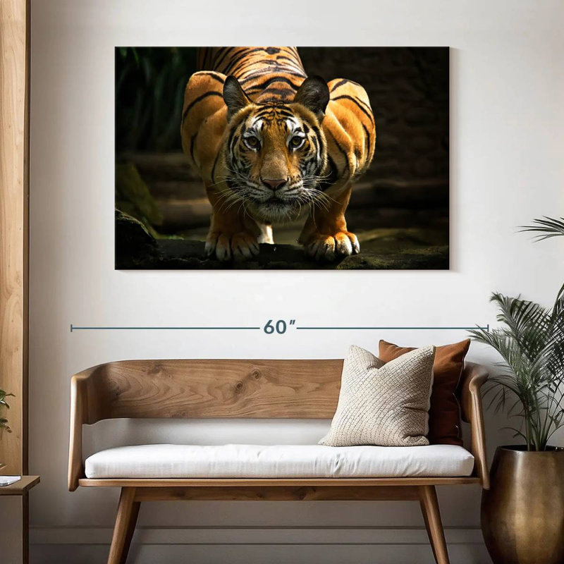 Brampt Fearless Tiger, 32" H x 48" W