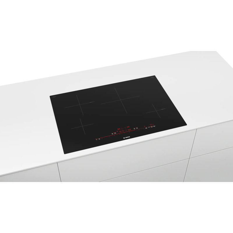 30" Black Stainless Steel 4-Burner Induction Cooktop