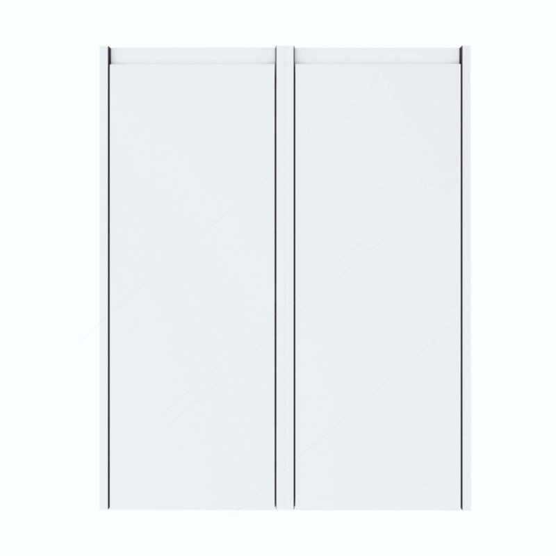 Bathroom Side Cabinet, 2-Soft Close Doors, Float Mounting Design