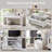 Maud 62.91" Wood Console Table with 3 Storage Drawers, Long Wood Sofa Table w/Curved Profile Design-572312756