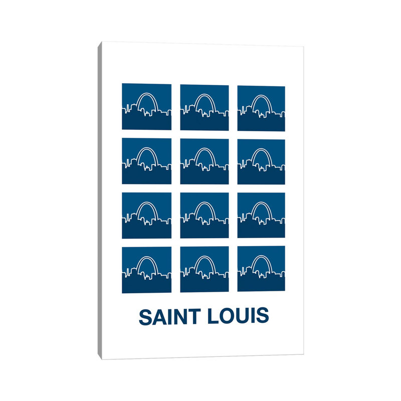 Saint Louis Arches by Benton Park Prints - Wrapped Canvas Gallery-Wrapped Canvas Giclée, 66.04 cm H x 45.72 cm W x 1.91 cm D