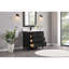 36" Cadet Finish Solid Wood Sink Vanity  With 1' Artificial Stone Top-25876159