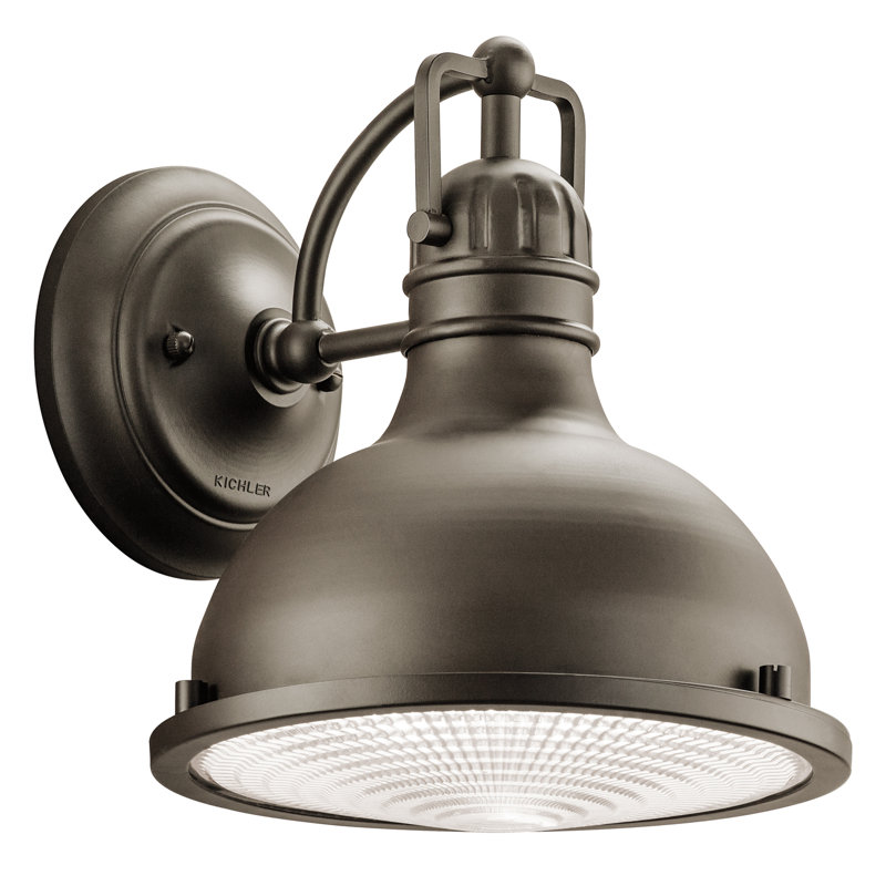 Luminaire de grange d'extérieur à 1 ampoule Zehr H 9,5 po Zehr, Bronze vieilli