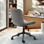 Petit fauteuil de bureau rembourré sans accoudoir-891568814