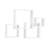 Intersecting Cube Accent Wall Shelf-1832858000
