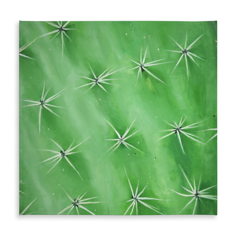 Cactus Closeup - Bedroom Green Tablecloth for Indoor Outdoor Decor