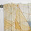 Minimaliste bleu et or II - rideau en velours moderne - obscurcissant - 1 panneau-107826325