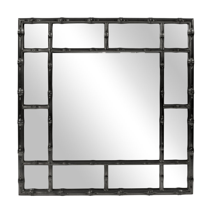 Miroir d'appoint sans cadre Eile, Noir, noir, noir, noir