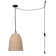 Lutece 1 - Light Matte Black Dome Pendant
