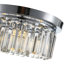 Addae Glass and Crystal LED Flush Mount
