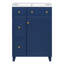 Meuble-lavabo compact autoportant avec lavabo en céramique et 2 tiroirs-1392895767