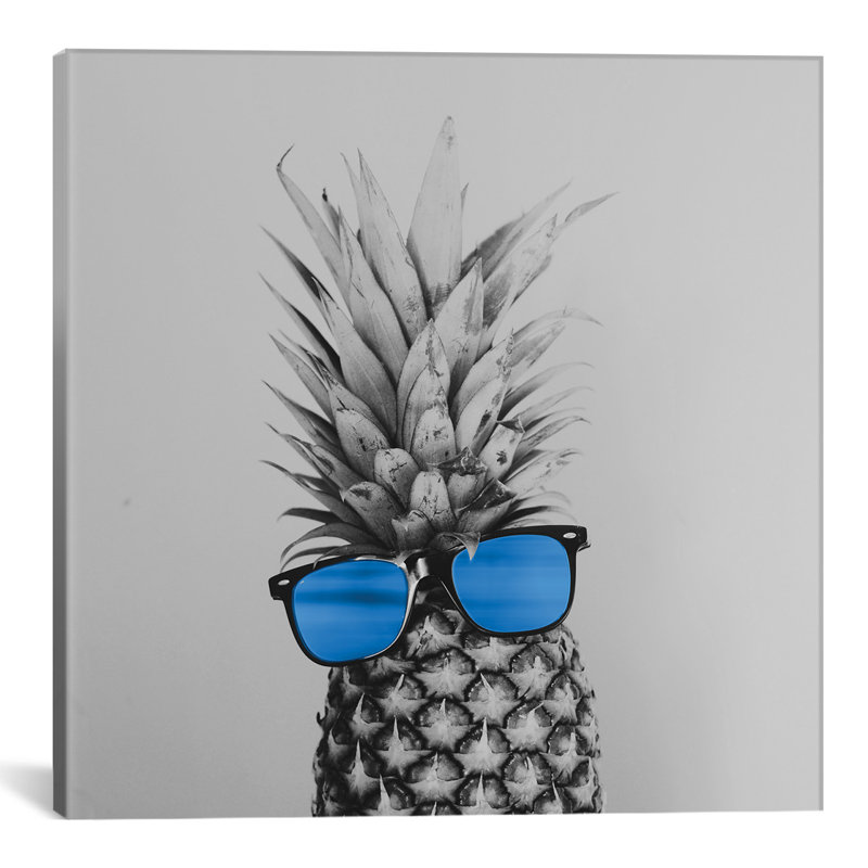«Mr. Pineapple II, photographie sur toile, H 12 po x l 12 po x P 0,75 po