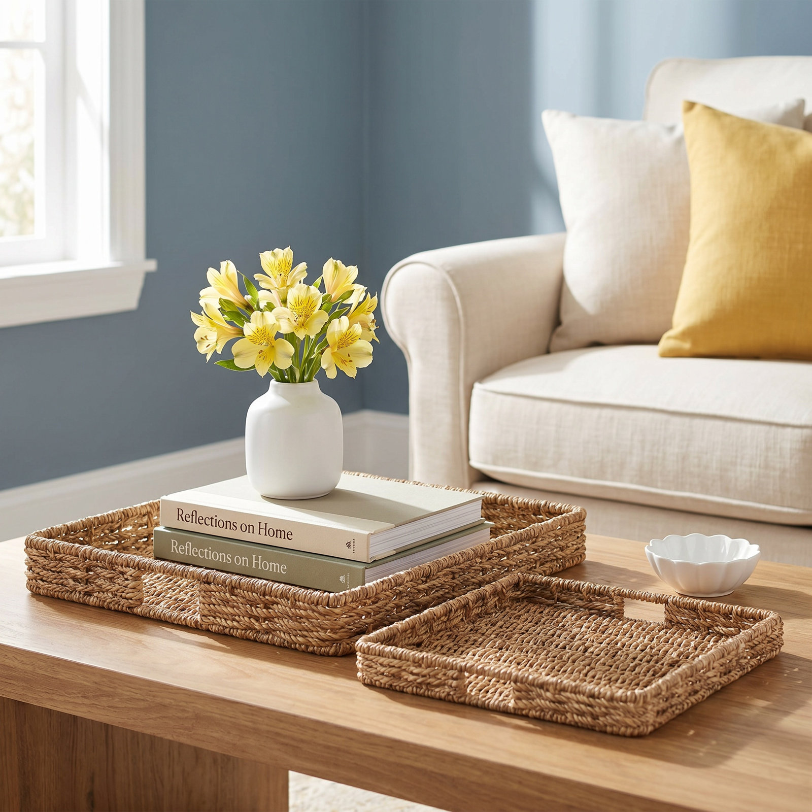 Astraea Seagrass Decorative Tray