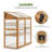 44.5" W x 24.8" D Cold Frame Greenhouse with Adjustable Shelves for Outdoor Indoor Use-94353363