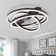 Hagensee 24" DIY Shade Reversible LED Ceiling Fan with Dimmable Light and APP Remote Control