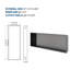 Niche de douche en acier inoxydable 37 po x 13 po-1116505477