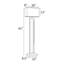 Casner 61'' LED Traditional Floor Lamp