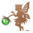 35.4'' Solar Powered Integrated LED Lawn Ornament