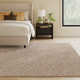 Elle Handmade Wool Beige Rug