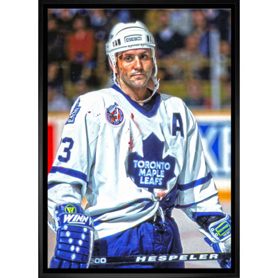 Doug Gilmour, toile des Maple Leafs de Toronto, toile encadrée